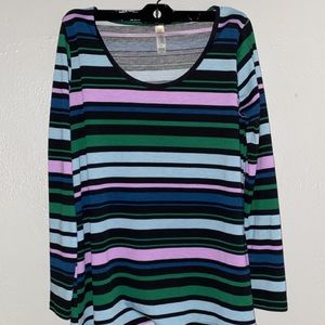 Women’s XS Lularoe Striped Long Sleeve